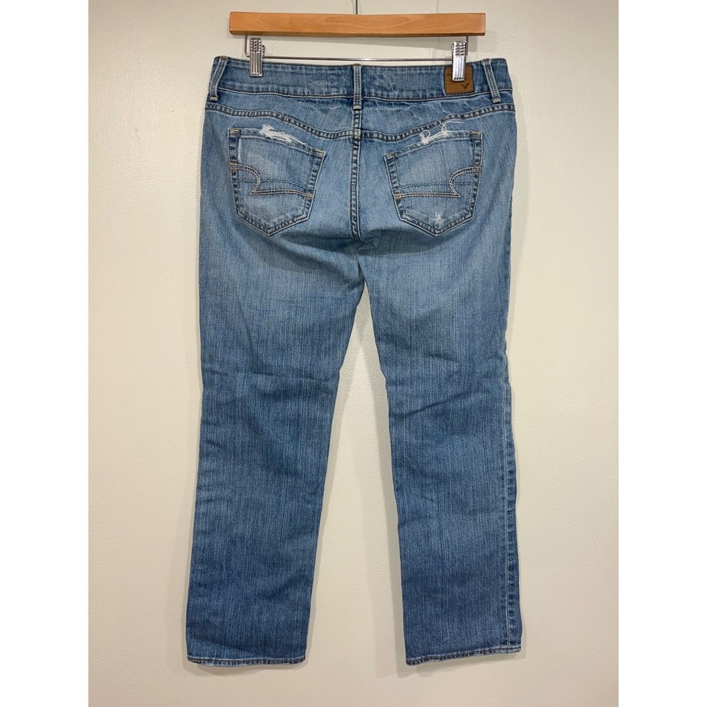 American Eagle 5 Pocket Regular Straight Jeans Women's Size 8 Blue